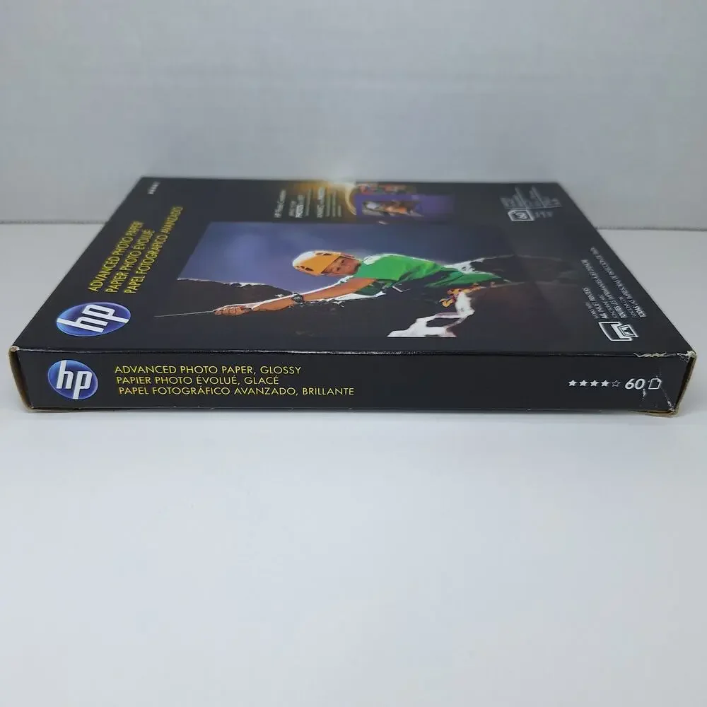 Lot Of 2 HP Advanced Photo Paper 5 x 7 Glossy Q8690A 60 Sheets Each - New In Box